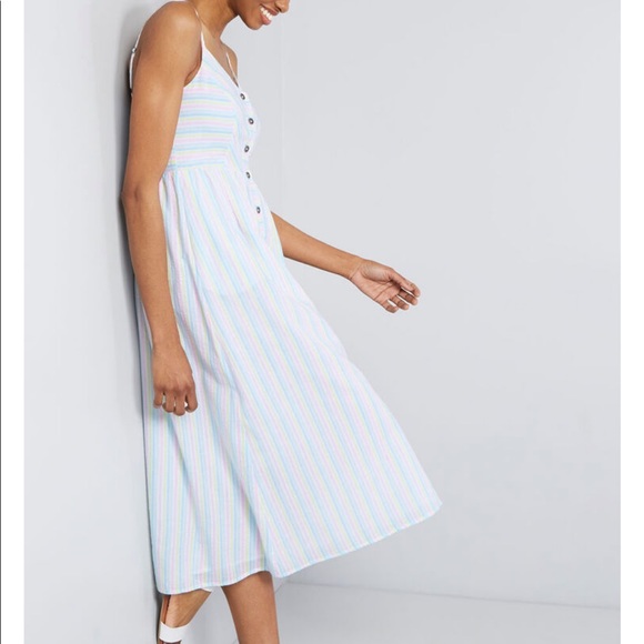 Modcloth Dresses & Skirts - ModCloth pastel stripe dress